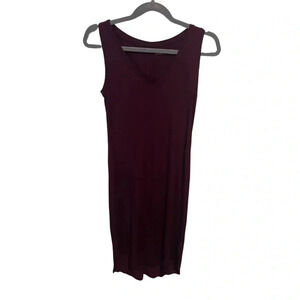 NWT |  Daily Ritual | Basic Burgundy Jersey Swing Dress | Size XS